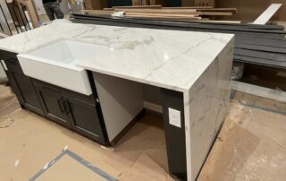 kitchen white granite quartz countertop